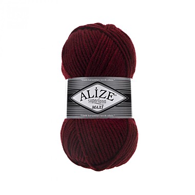 Пряжа Alize Superlana maxi 100м/100г (57)