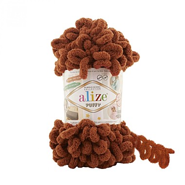 Пряжа Alize PUFFY 9,2 м/100г (597) 