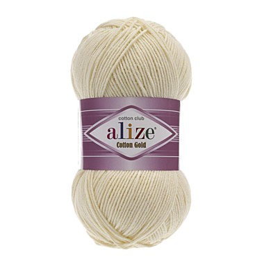 Пряжа Alize Cotton Gold 330м/100г (01)