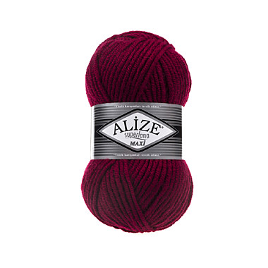 Пряжа Alize Superlana maxi 100м/100г (390)