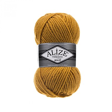 Пряжа Alize Superlana maxi 100м/100г (02)